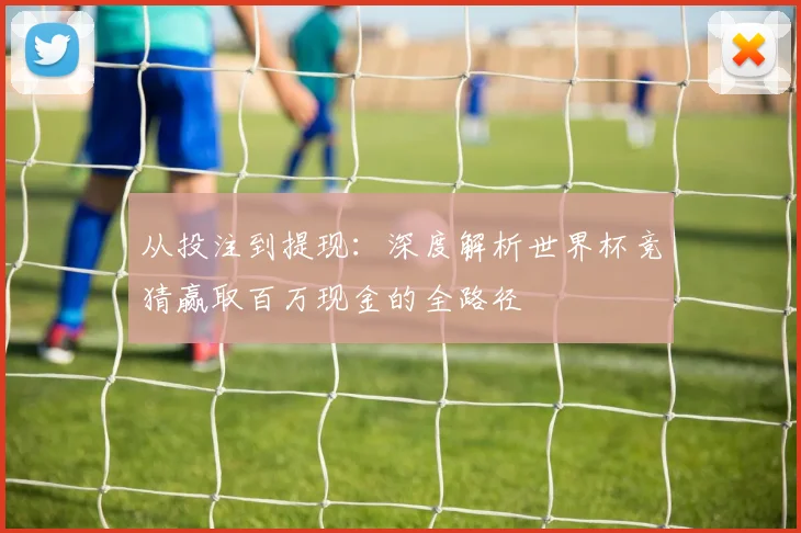 从投注到提现：深度解析世界杯竞猜赢取百万现金的全路径